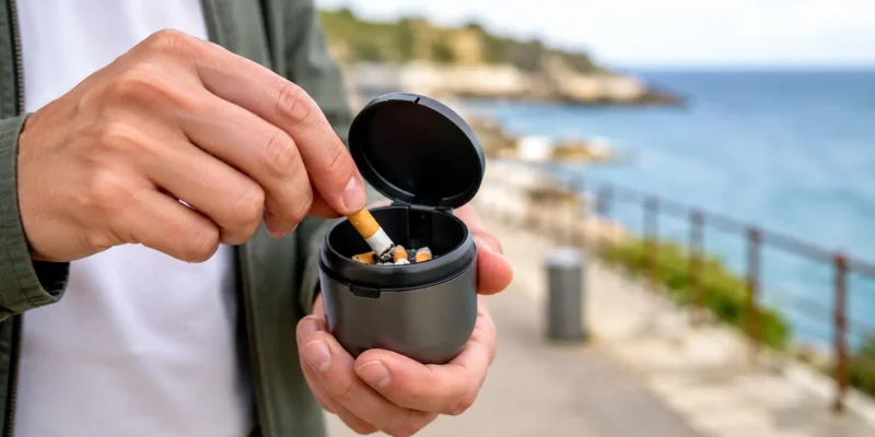Cendrier portable est devenu un allié essentiel contre la pollution des mégots