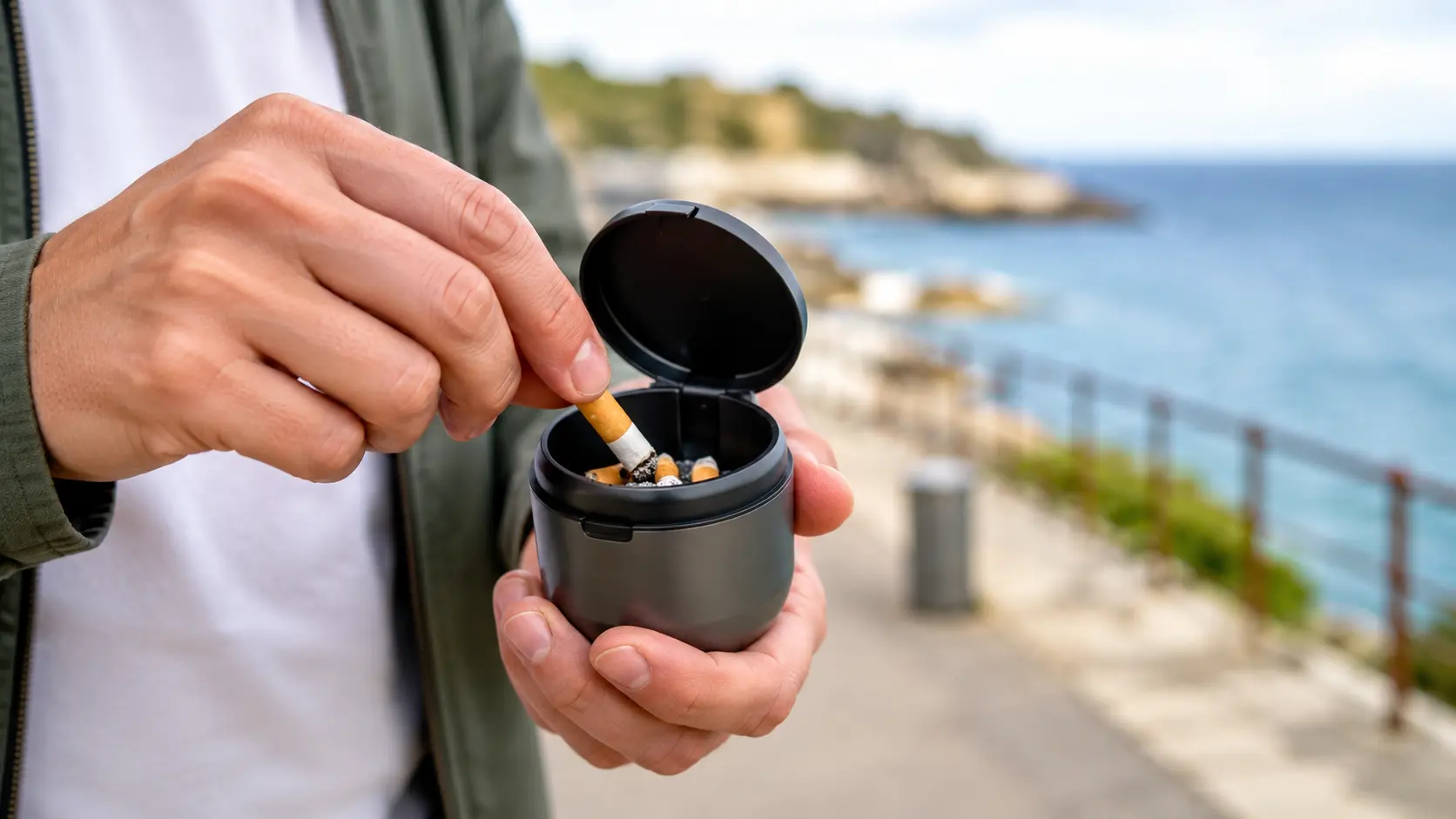 Cendrier portable est devenu un allié essentiel contre la pollution des mégots