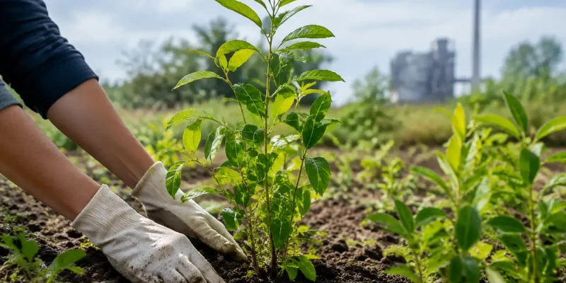 Dépolluer naturellement un sol contaminé grâce aux plantes